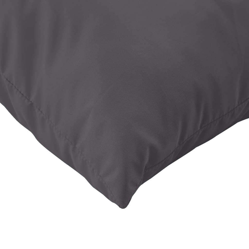 Coussins de palette lot de 3 anthracite tissu oxford - 7