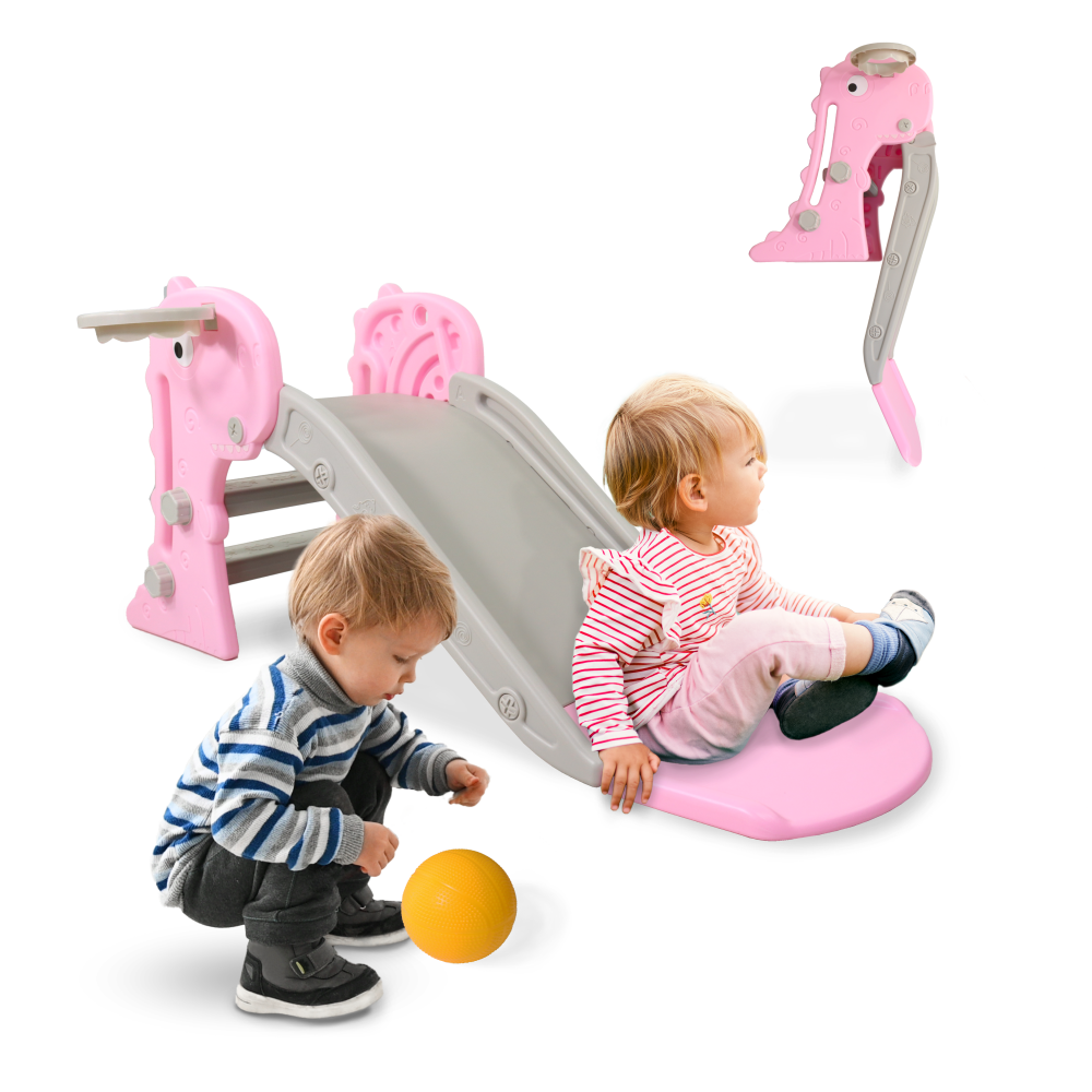 Scivolo Per Bambini Da Divano E Letto – Giallo, In HDPE – Portatile, Pieghevole, Sicuro – Per Interni, Dai 1 Ai 3 Anni – Peso Max 100 Kg – Facile Da Montare - 2
