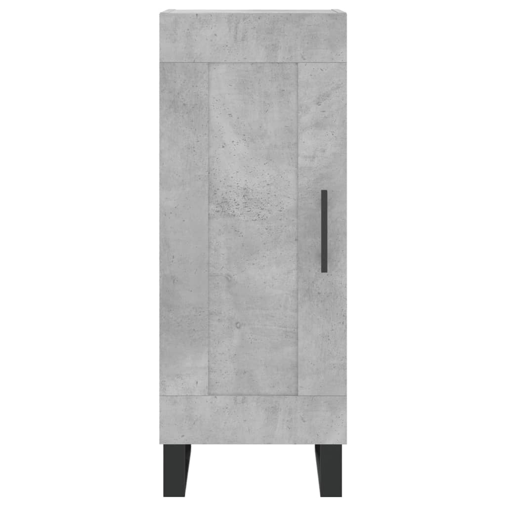 Credenza alta Grigio cemento 34,5x34x180 cm MDF - 6