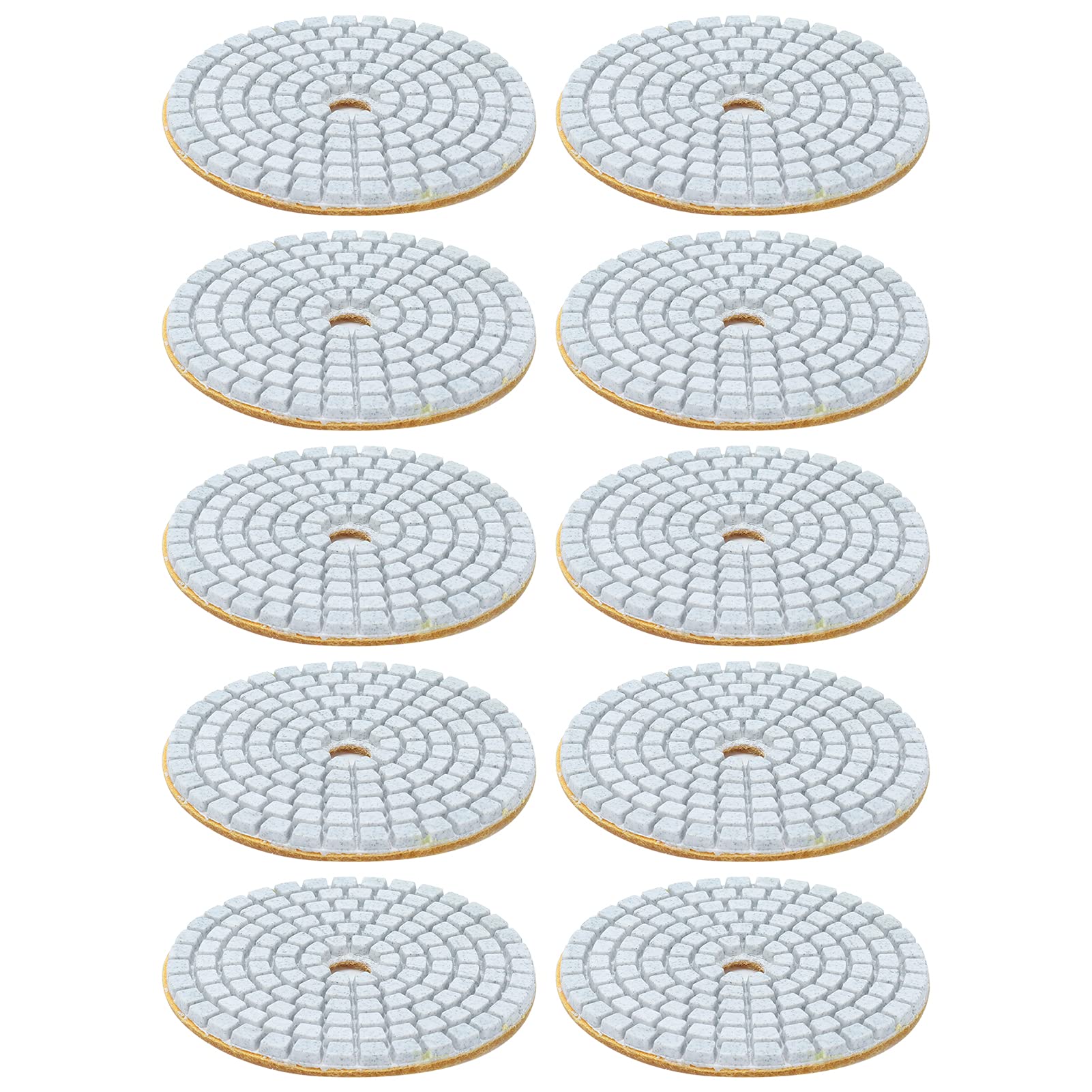 Tampon De Polissage Diamanté 230 Mm (9 Pouces) - Pour Béton, Marbre, Granit - Utilisation Avec Meuleuse D'angle