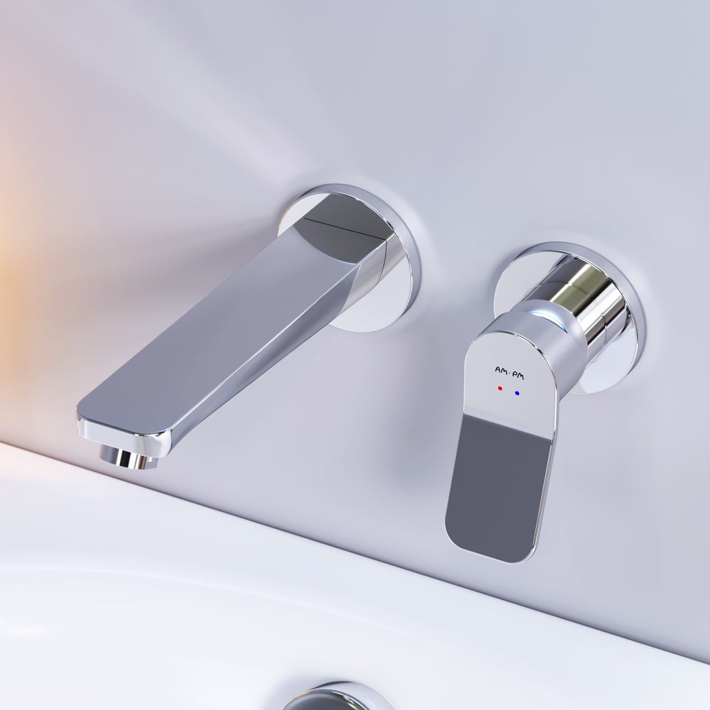 Mechaniczna bateria wannowa Chromowana bateria łazienkowa, FXA72600 AM.PM X-Joy
