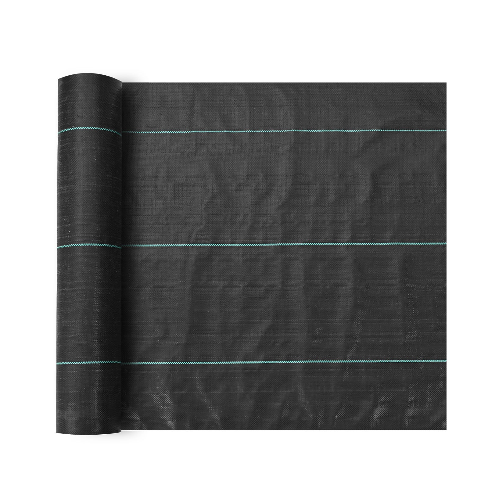 Toile de paillage anti-mauvaises herbes 1 x 50 m VEVOR, géotextile tissé 85 g/m² en PP perméable et résistant pour jardin et gravier - 9