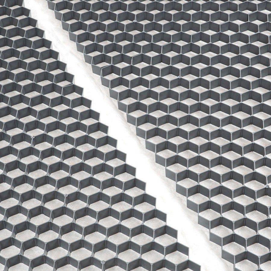 Stabilisateur de gravier 1,92 m² - Gris - 120 X 160 X 3 cm Gris - EASYSTAB - 2