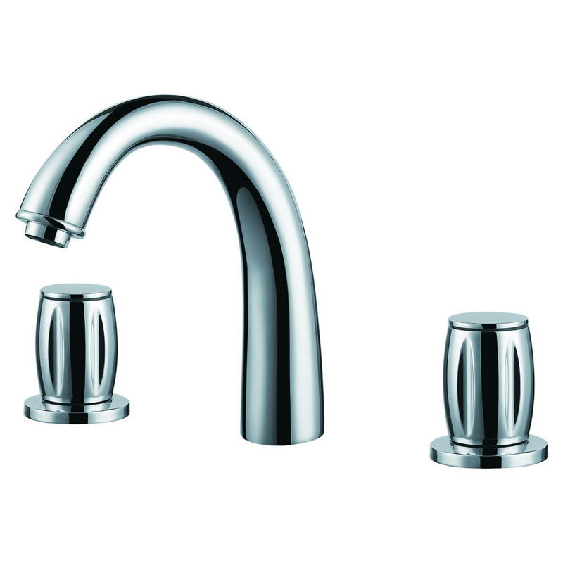 Robinet de lavabo fixation sur plage 025 en laiton chromé collection