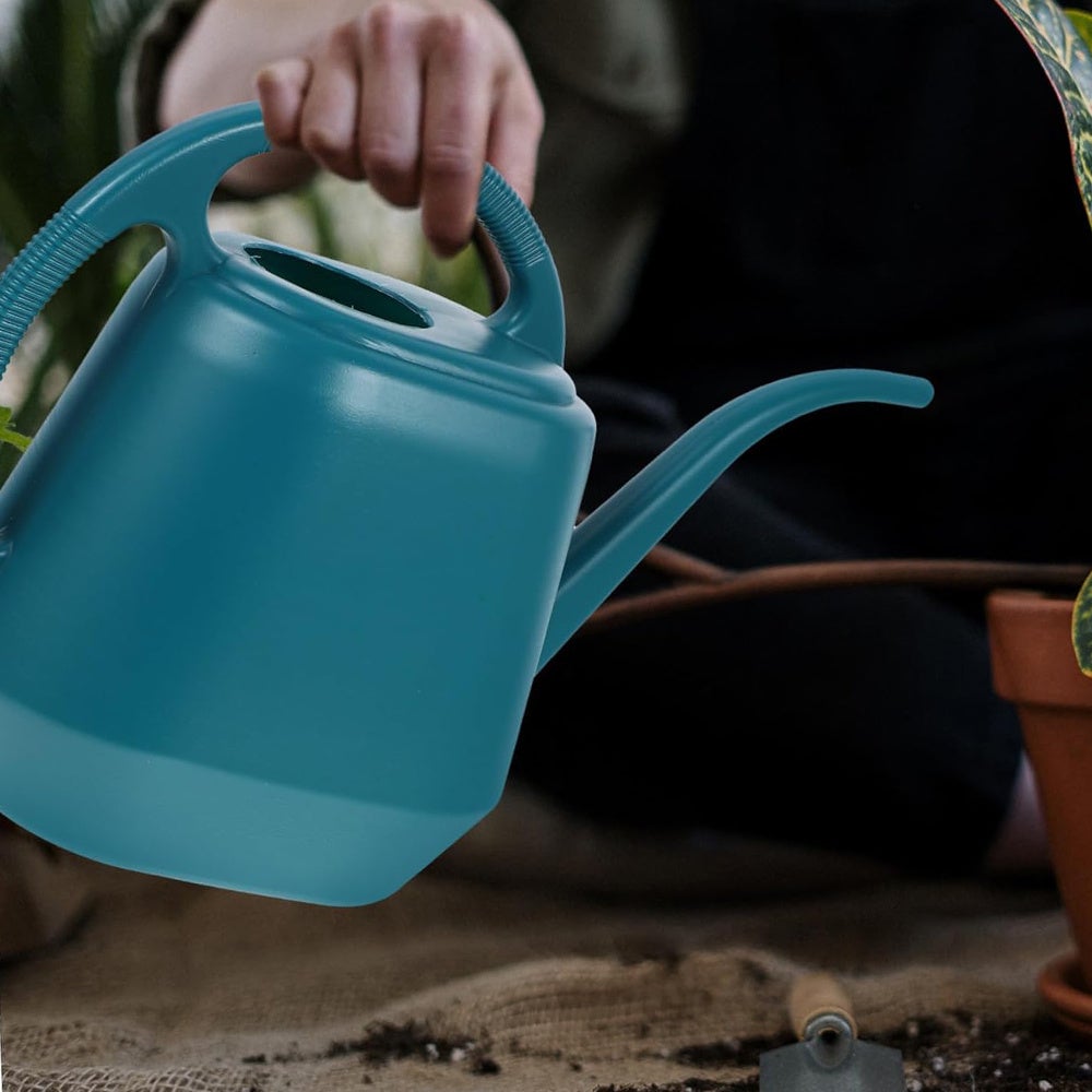 KAKET Arrosoir en plastique à long bec de 4 L, adapté aux plantes d'intérieur et d'extérieur, aux plantes succulentes, aux fournitures de jardinage - 2