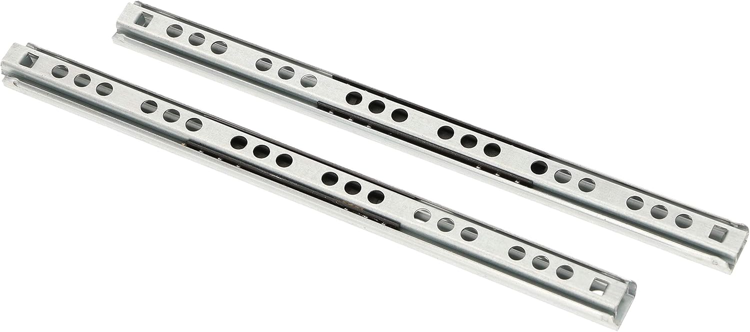 Sztuki, prowadnice ciche, prowadnice do szuflad, teleskopowe prowadnice kulkowe z tłumieniem (214 mm)