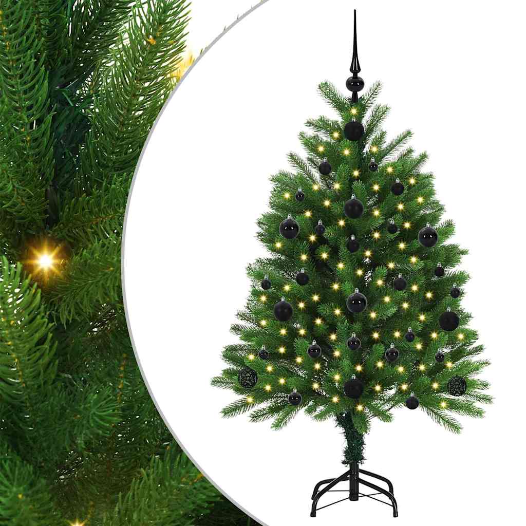 Choinka z 150 diodami LED z podstawą Zielony 120 cm PE