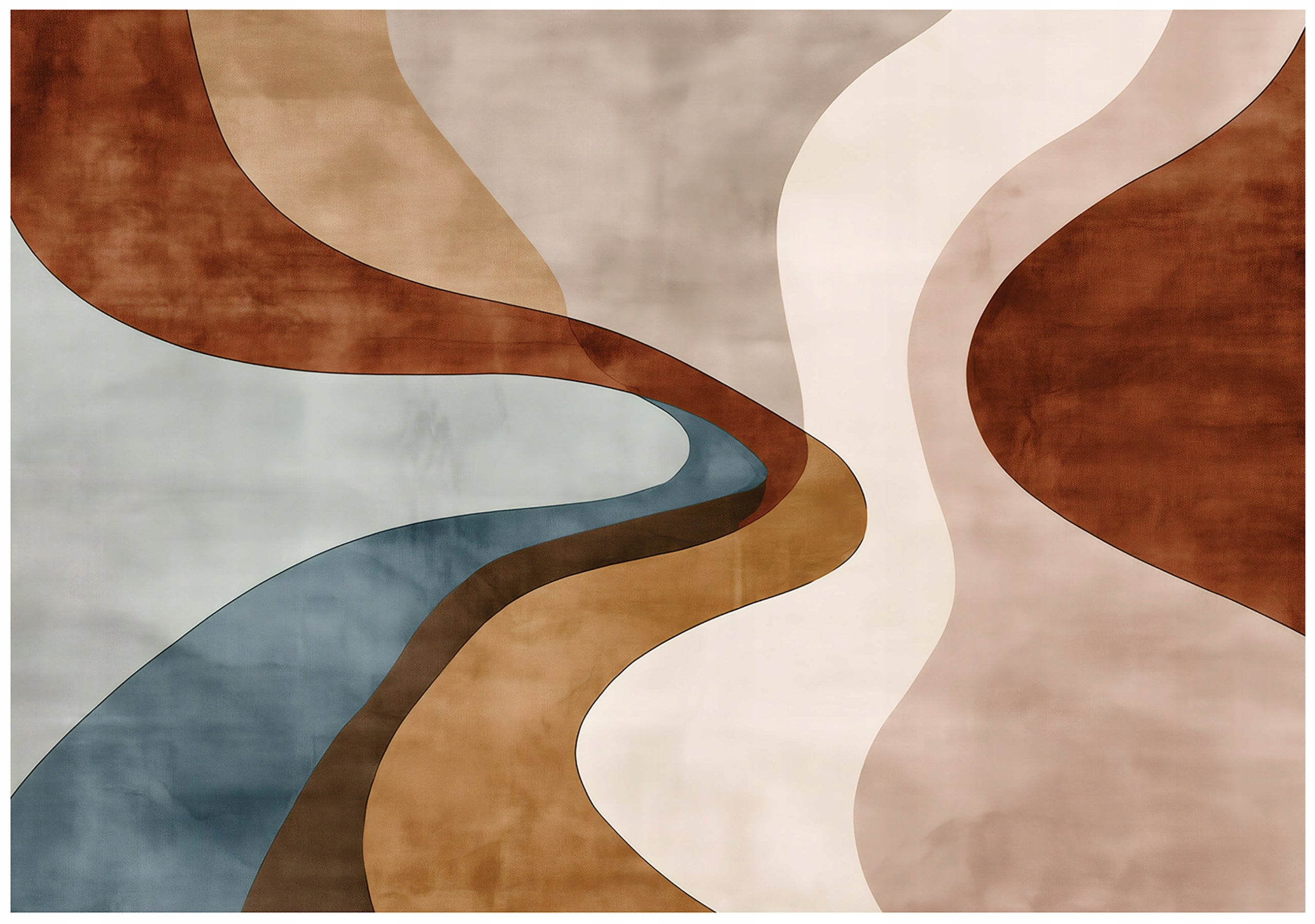 Fototapeta Boho Abstrakcja Geometryczna 300x210 cm Tapeta Do Sypialni Salonu Kuchni Na Flizelinie