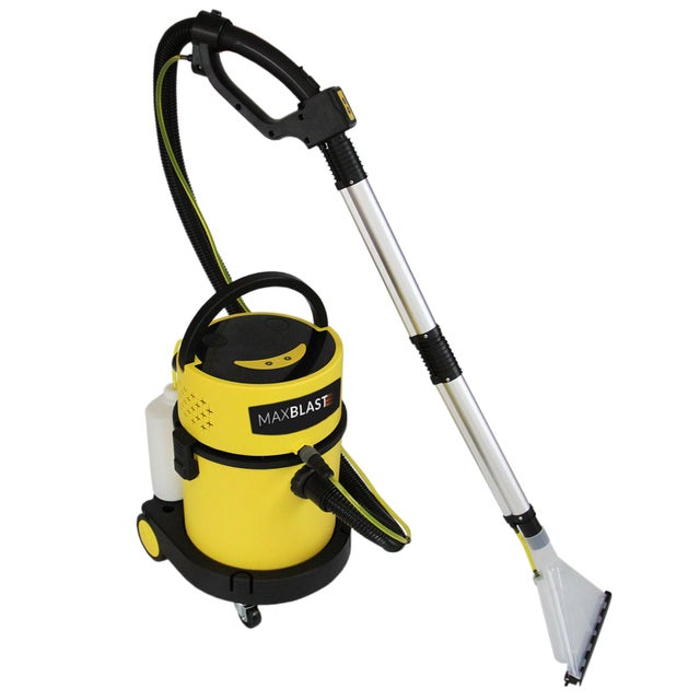 Aspirateur 2 en 1 HEPA 20L Jaune - 4,3m Câble Rembobinage Automatique & Fonction sèche/Humide Carpet Shampouineuse