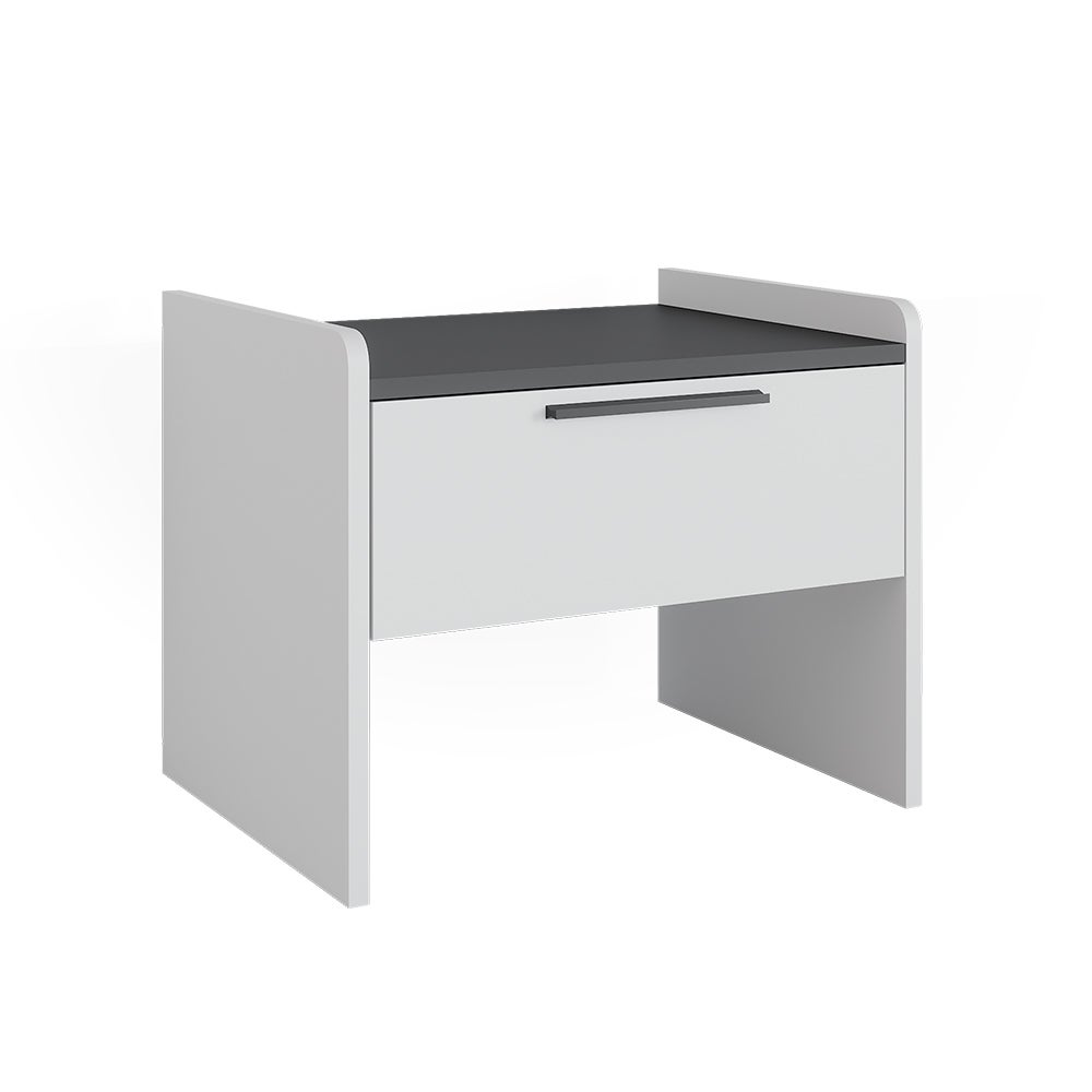 Vicco Ławka do jadalni Roman, Biały, 53.5 x 41.1 cm z 1 szufladą