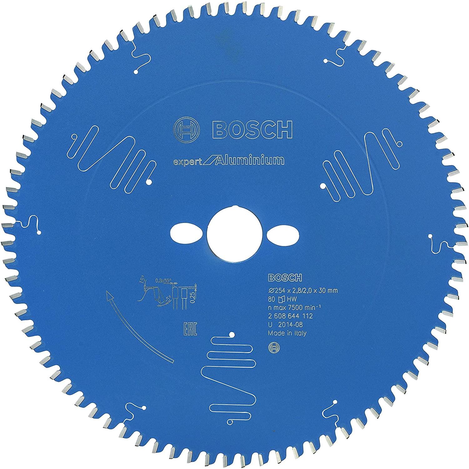 Lame de scie circulaire expert Ø254x30 mm 80 dents pour l'aluminium - BOSCH 2608644112 - 7