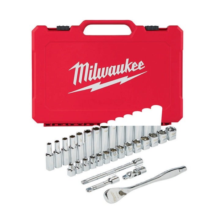 Set cliquet et douilles MILWAUKEE 3/8