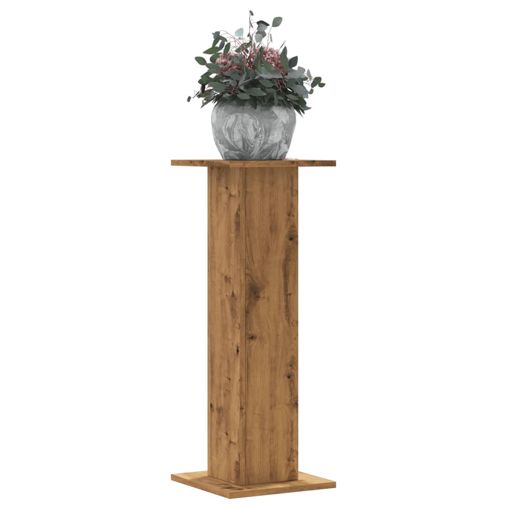 Jardinière | Supports pour plantes 2 pcs chêne artisanal bois d'ingénierie CFW26992 - 2