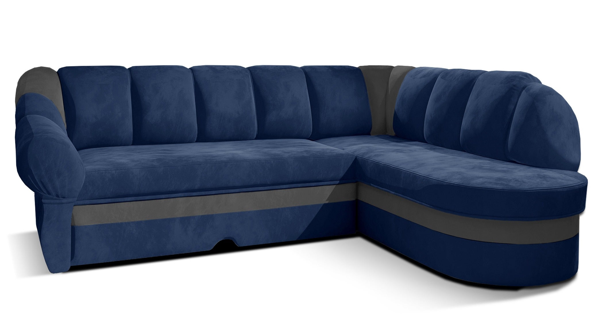 Canapé D'angle Convertible Habitat – Tissu Coton, Bon état