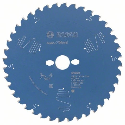Bosch 2608644080 - Lame de Scie Circulaire Expert pour Wood, 250 x 30 x 2,4 mm, 40D - 5