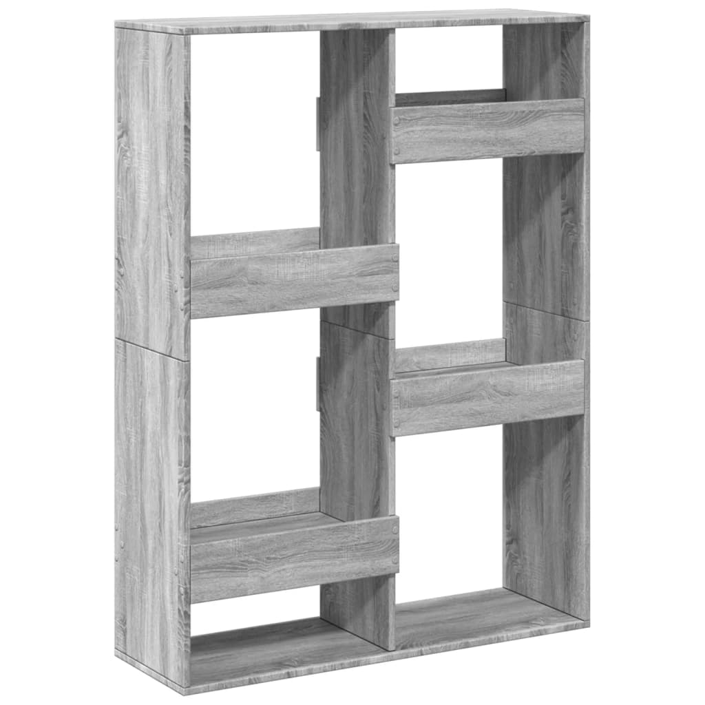 Biombo separador de ambientes - madera gris sonoma 100x33x135 cm