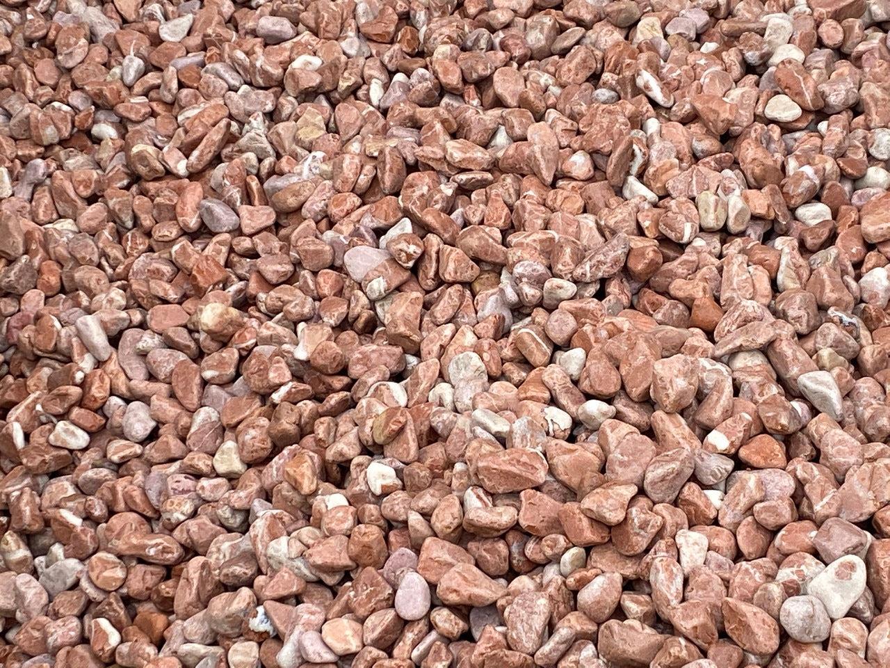 Canto rodado Rojo Saco 20 kg. / 24-40 mm - 6
