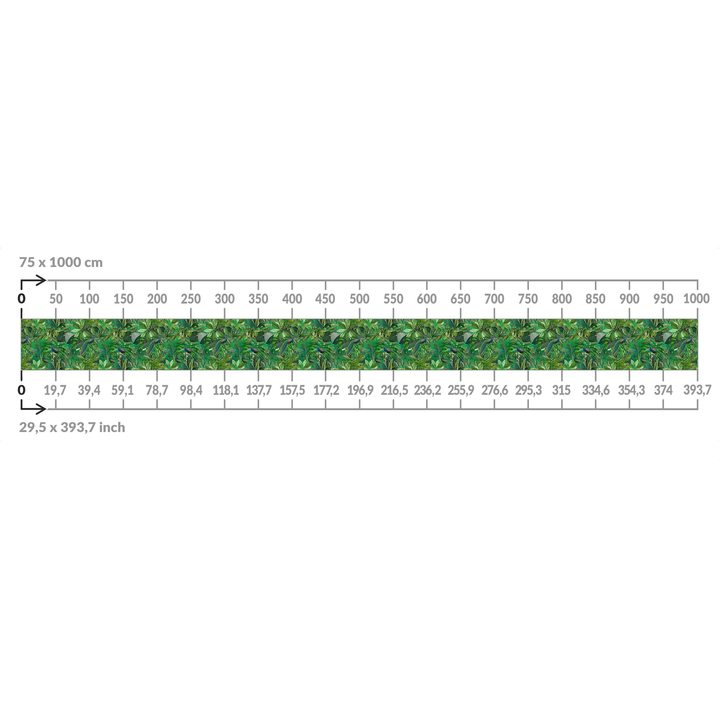 Brise vue brise vent balcon appartement jardin vert H.0,75 x L.8,5 M avec attaches résistant aux intempéries 270 g/m² mesh 1148 - 6