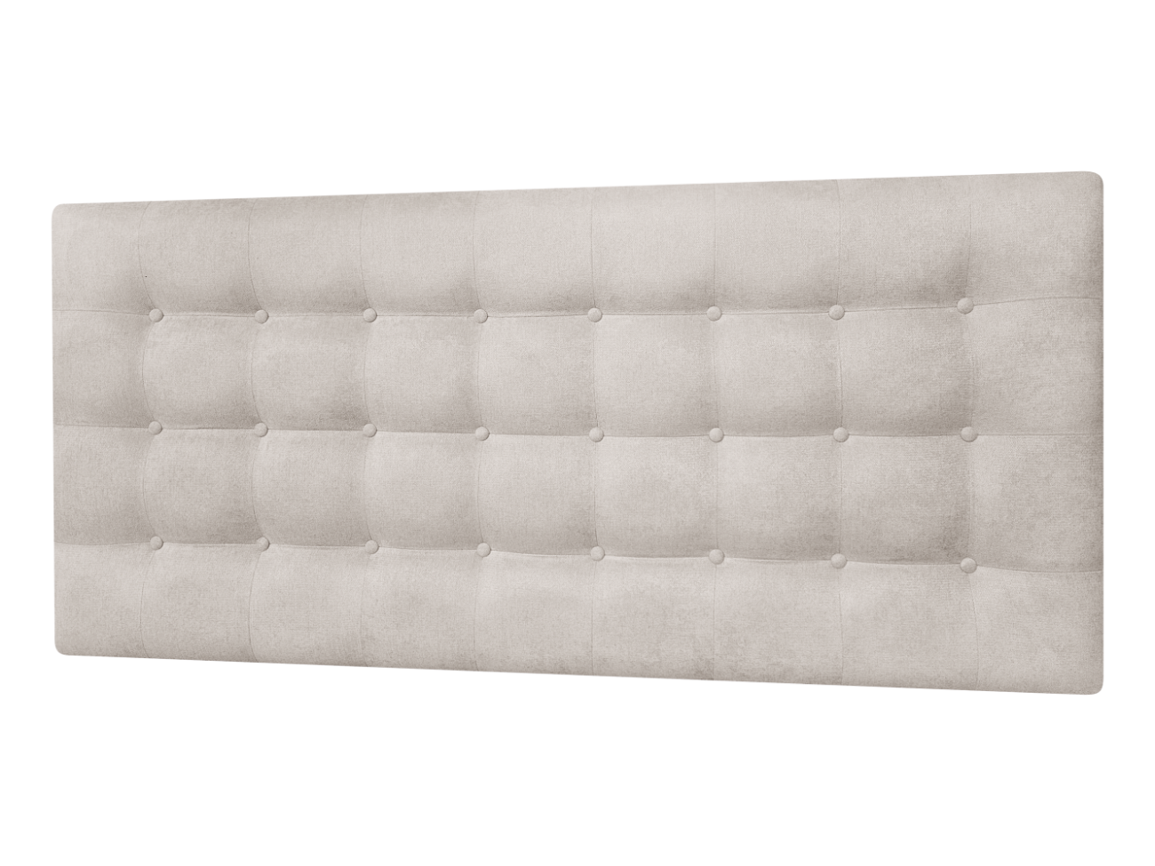 Cabecero Cama OSLO Tapizado en tejido en antimanchas Beige 150*70 Cm - 3