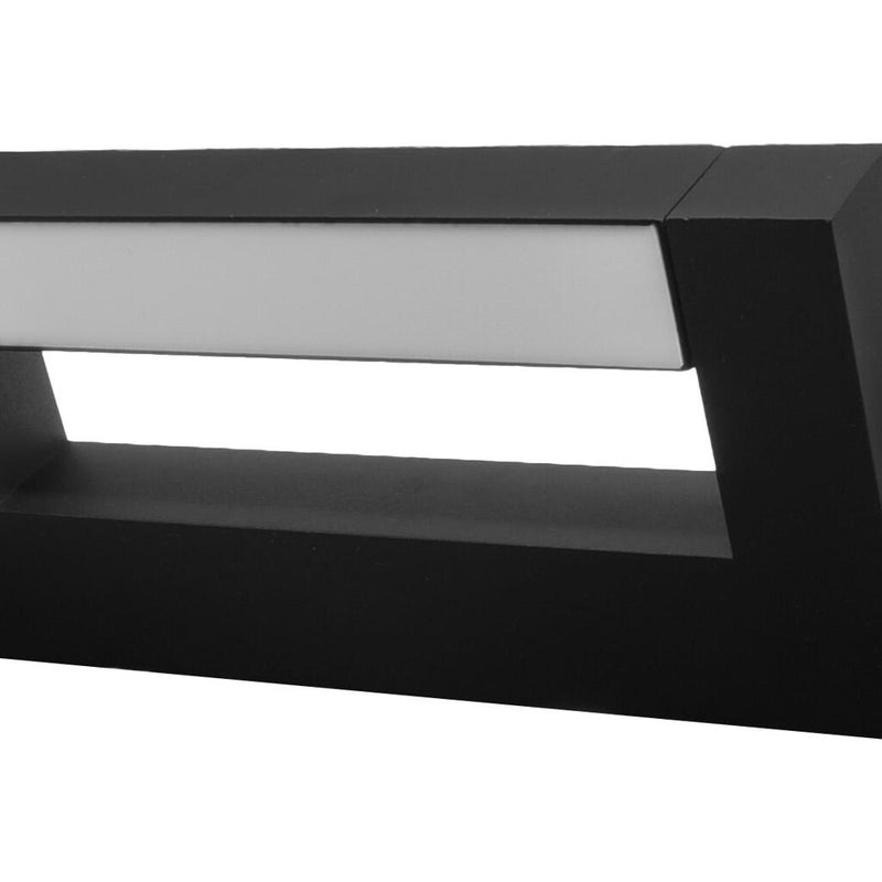 Kinkiet ścienny Aster czarno-biały LED 8W 4200K 560lm nad lustro wym: 4 x 30 x 14 cm aluminium IP54 IdeaLED
