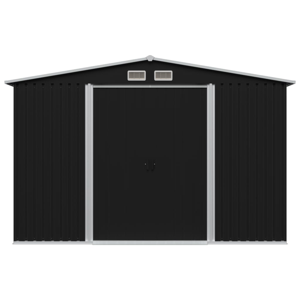 Abri de stockage pour jardin Anthracite Acier 257x205x178 - 2