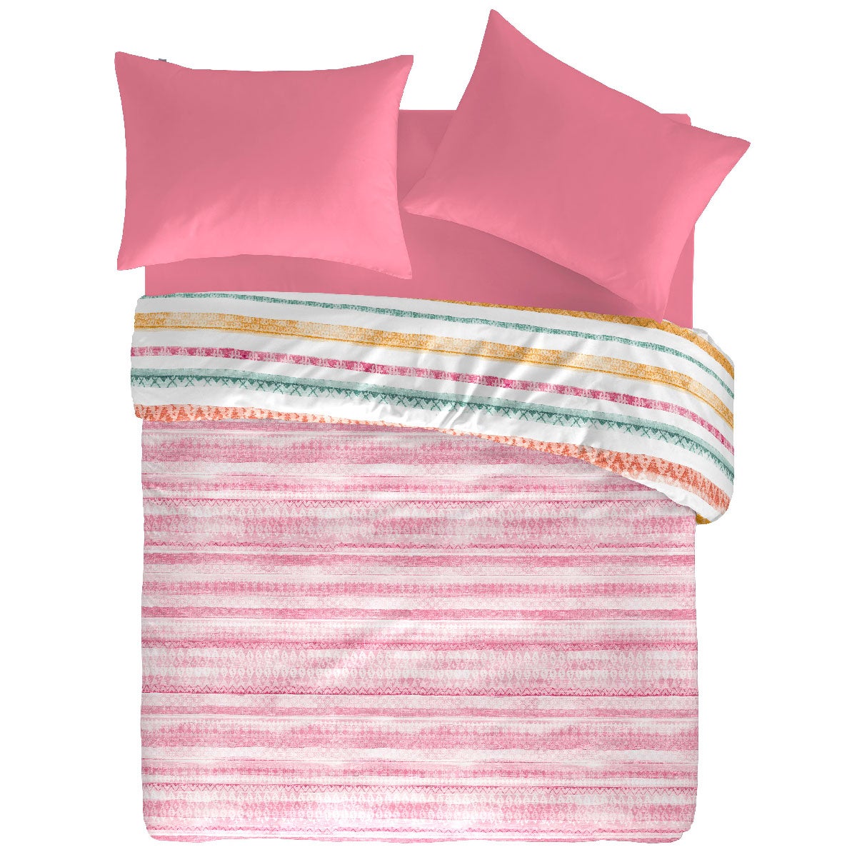 Housse de couette réversible en coton TRIBE 260x240 cm - 4