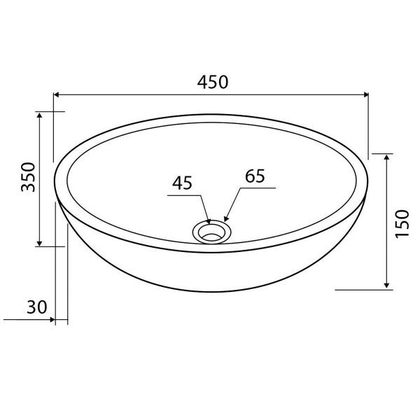 Lavabo da appoggio in marmo leonor sop cream - 3