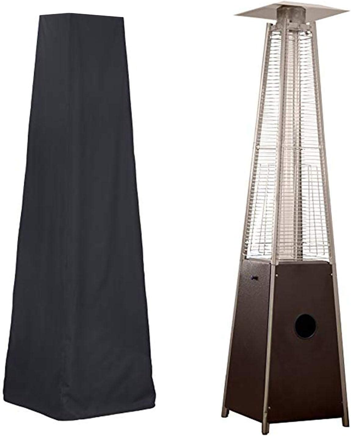 Copertura Per Riscaldatore Da Esterni Hasaller - Tessuto Oxford 210D, Resistente Alle Intemperie, Colore Caffè - Foto 9