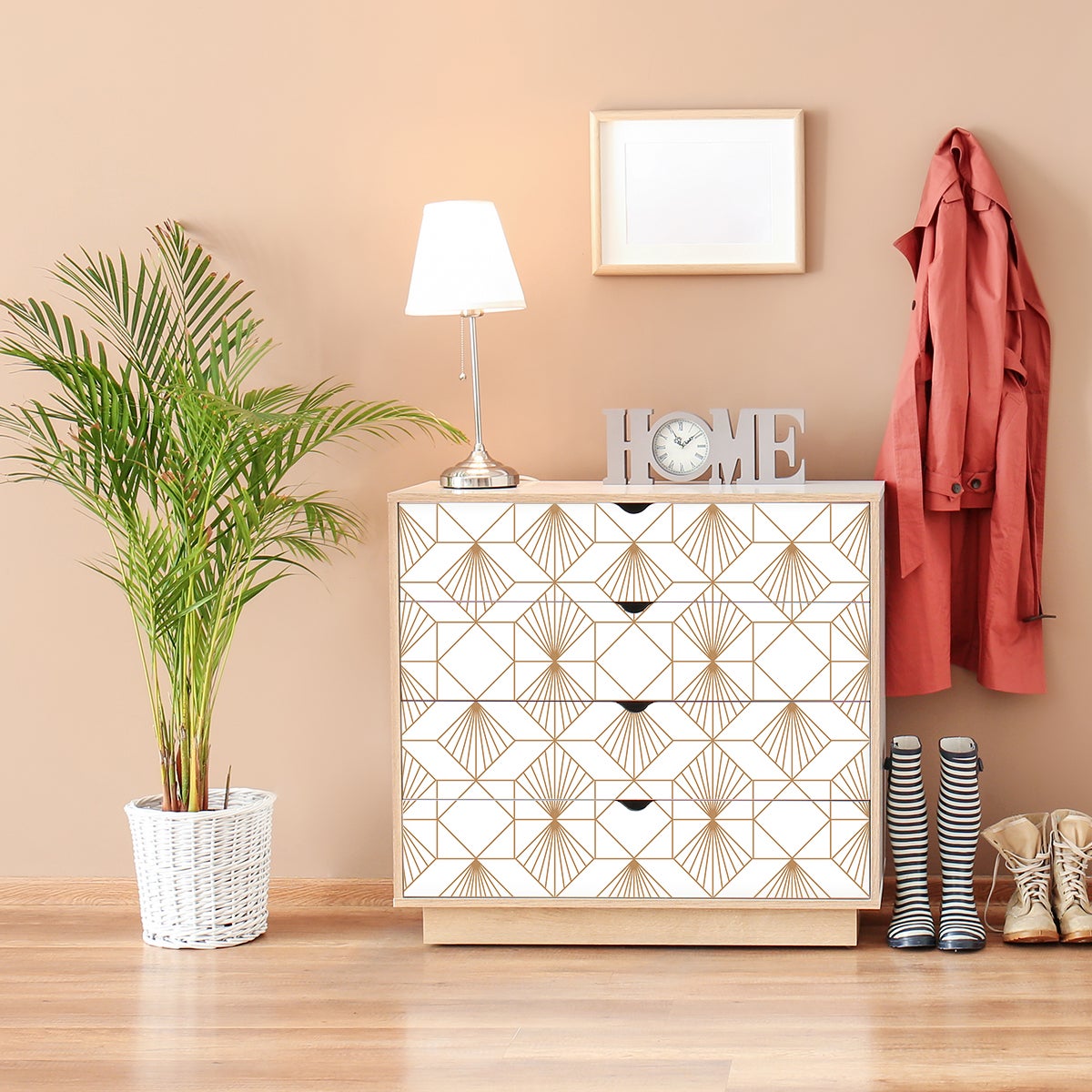 Sticker meuble scandinave aurorin 60 x 90 cm - 5