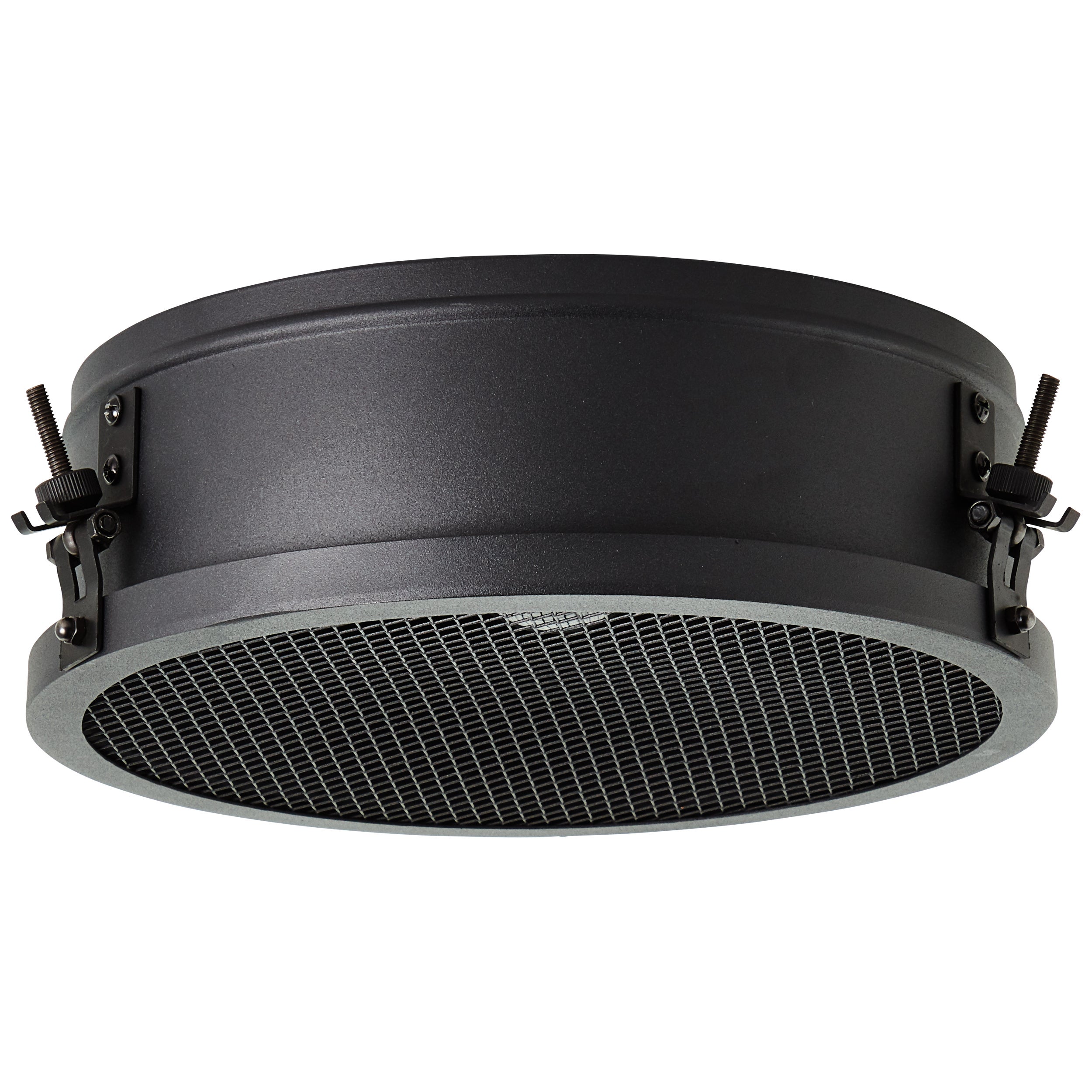Brilliant Natynkowy panel sufitowy LED Saltery 42cm biały/czarny Plastikowy pilot Możliwość ściemniania wewnętrznego za pomocą zintegrowanego pilota L - 2
