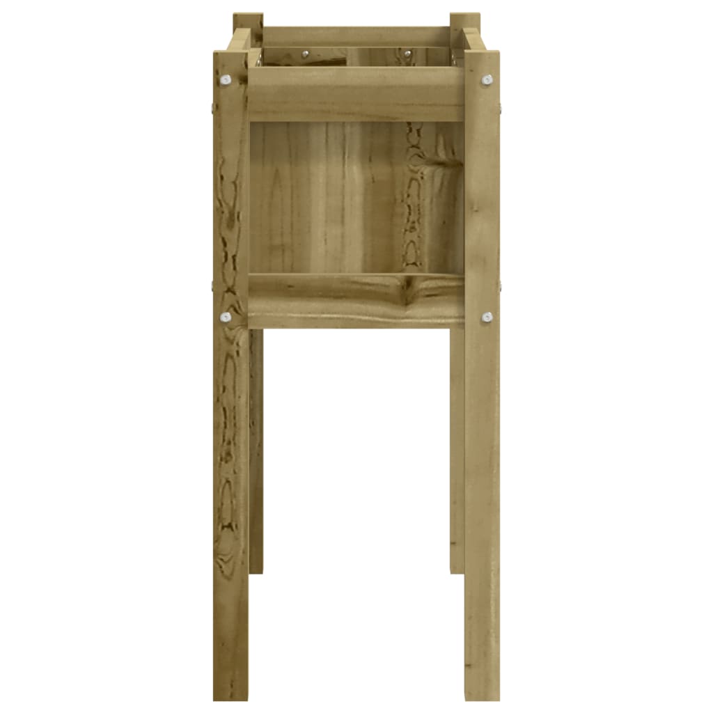 Lot de 2 Jardinières | Bac à fleurs | Pot de fleurs avec pieds bois de pin imprégné888529 - 6