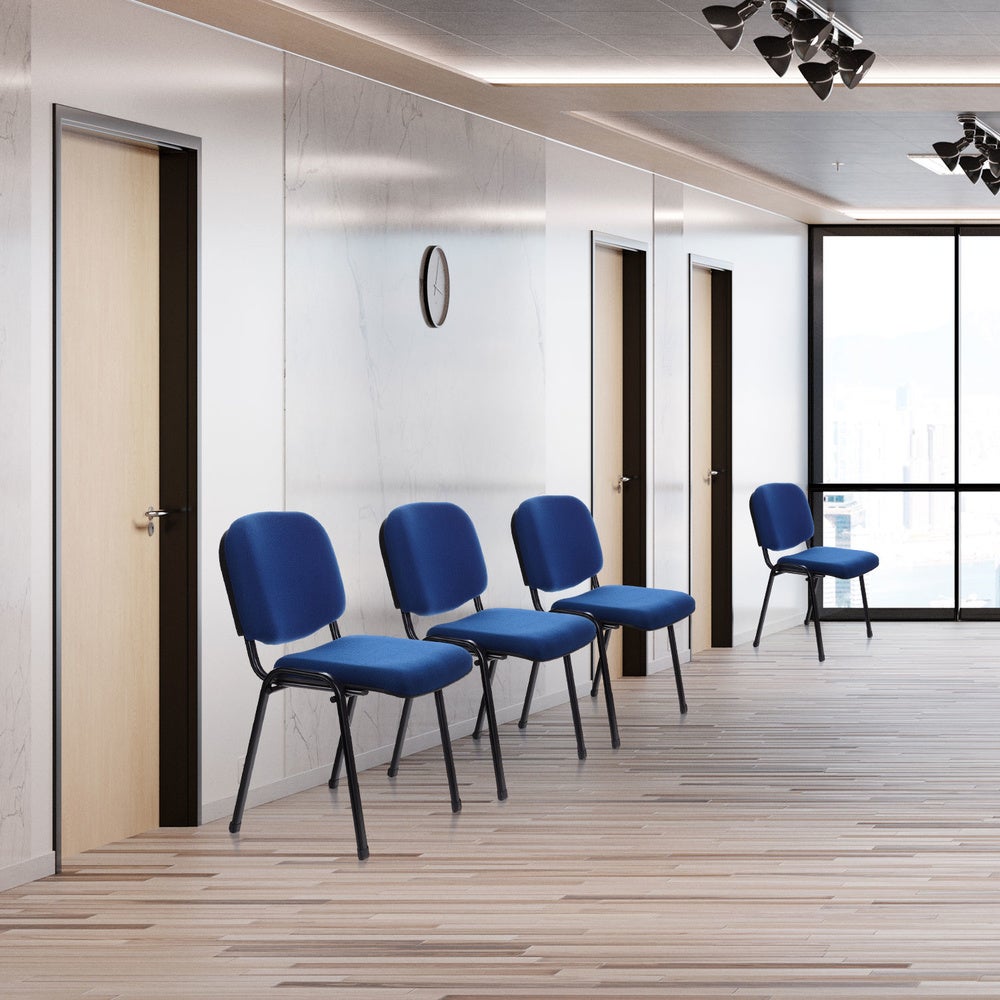 Sedia da conferenza / sedia per visitatori XT 600 blu / nero hjh OFFICE - 3