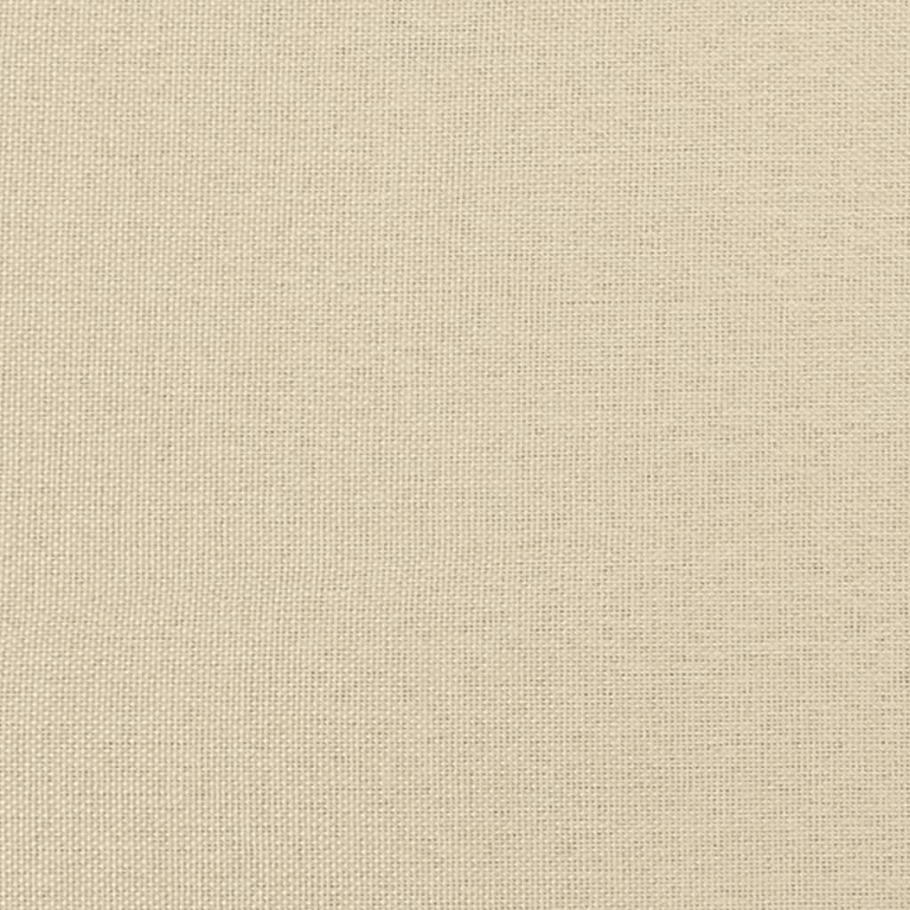Cama box spring con colchón tela color crema 200x200 cm | Leroy Merlin