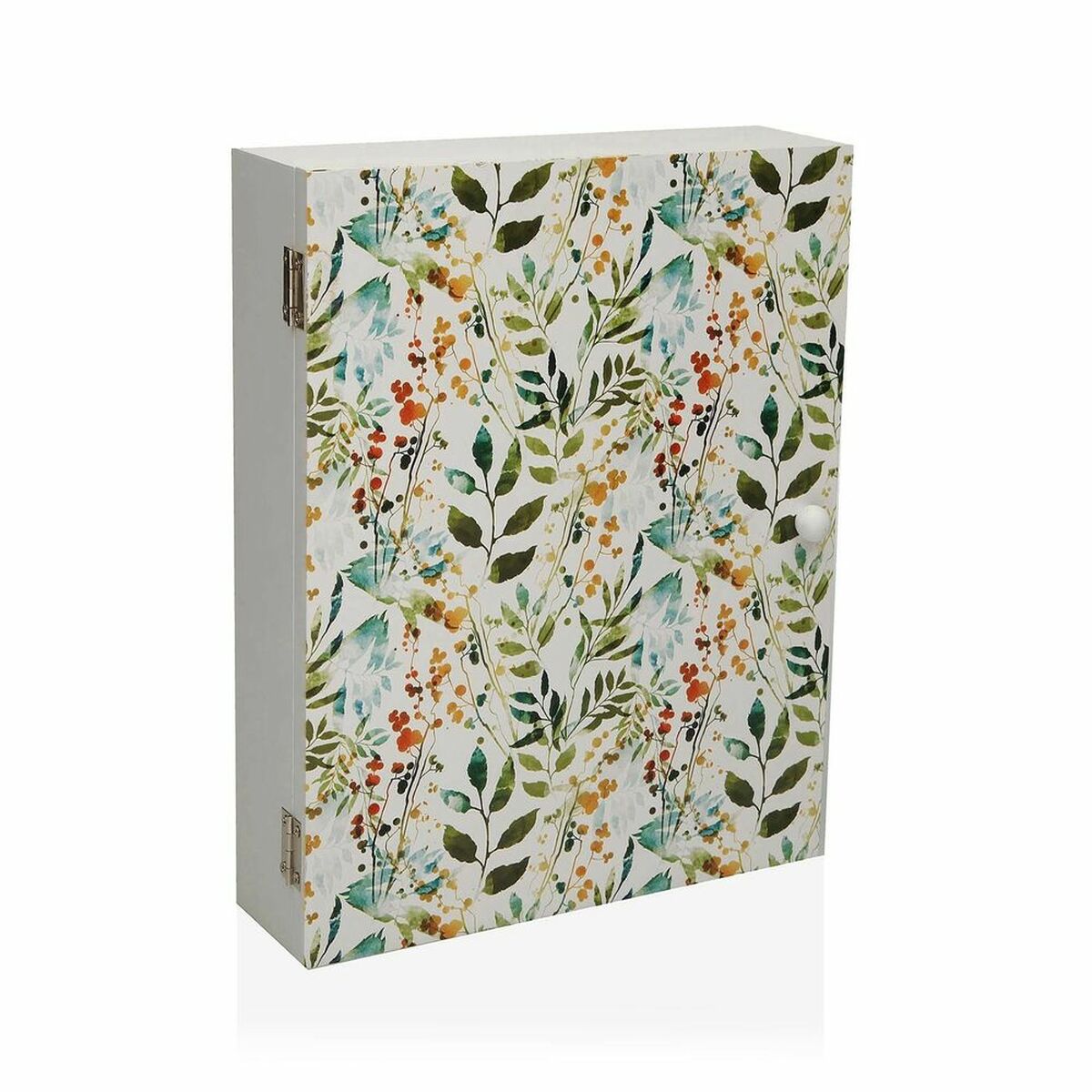 Boîte Porte-Clés Murale Marblechic - Bois MDF Avec Arbre à Clés - Vide-Poches