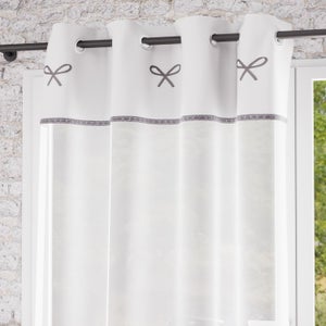 Tenda In Cotone Puro Con Occhielli Soleil D'ocre, Grigio, 140x250 Cm, Per Interni Romantici - 2