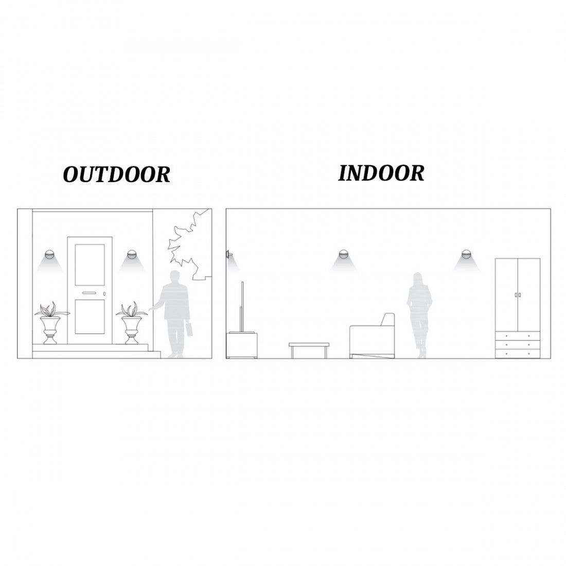 18W LED WALL LIGHT 4000K SOVIL ESCORT - 6
