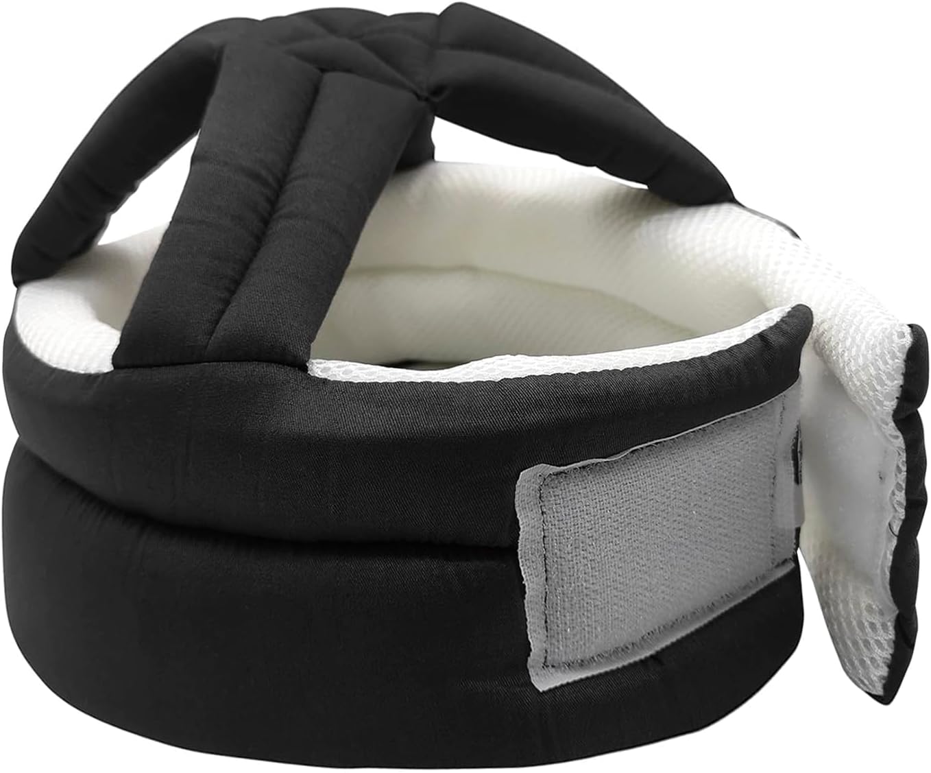 Casque de Protection pour Personnes Âgées Coussin Protection Tête Anti-Chute Chapeau Epaissi en Coton Anti-Collision Taille Réglable - 4