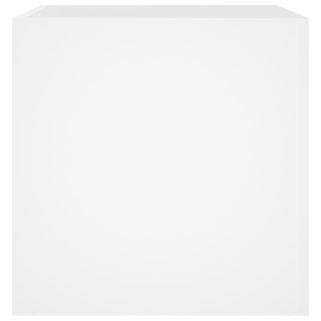 Jardinière | Bac à fleurs | Pot de fleurs Blanc 40x40x40 cm Bois d'Ingénierie332773 - 6