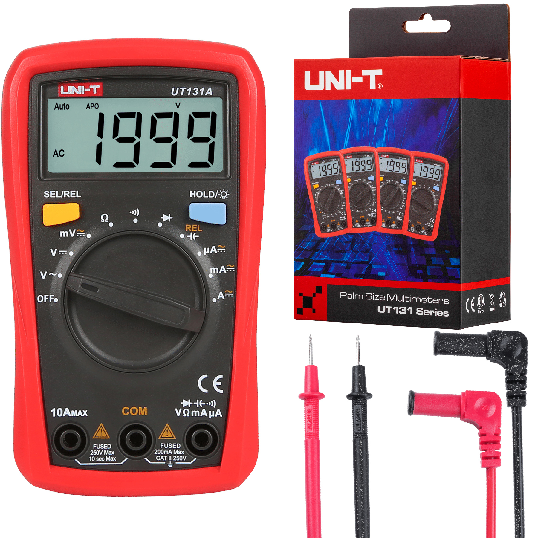 UNI-T UT131A Miernik Multimetr Cyfrowy Uniwersalny z Wyświetlaczem LCD