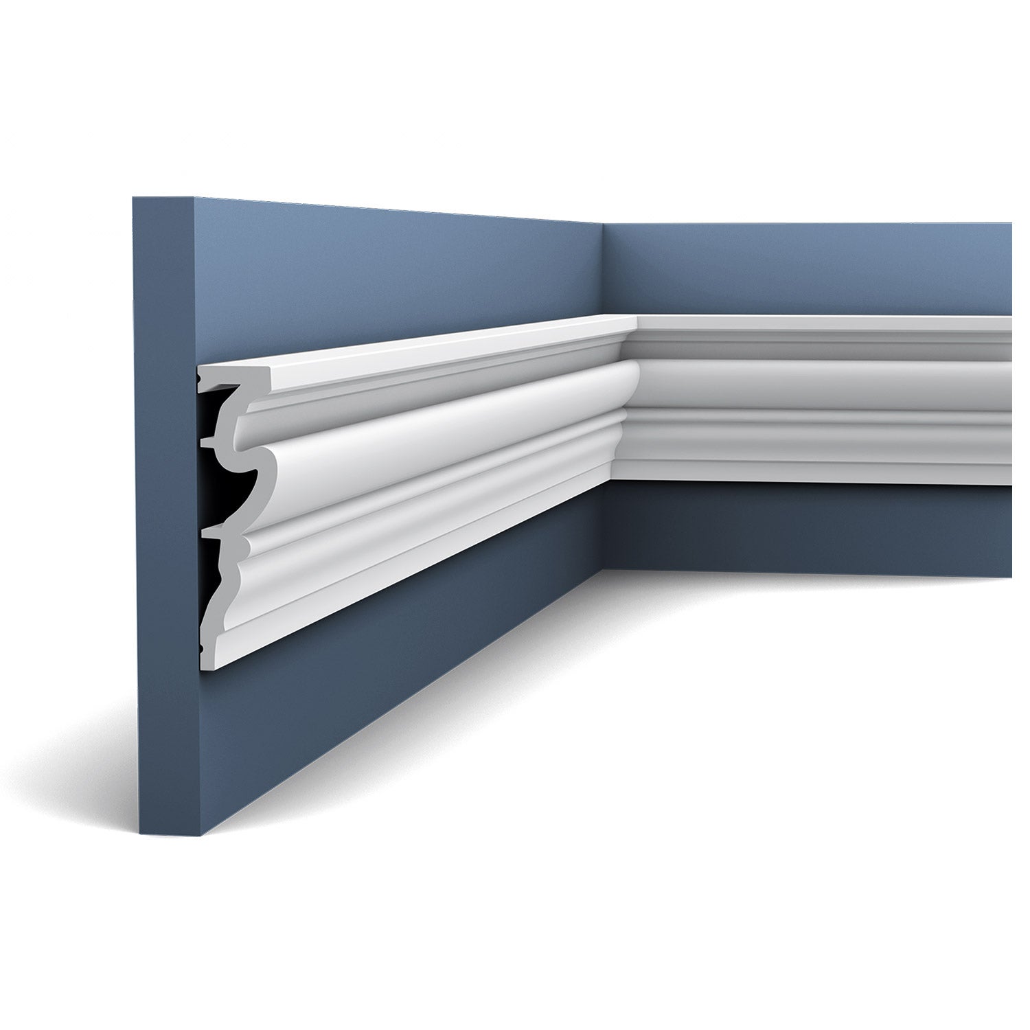 Elément du coin Décoration de stuc Orac Decor P101A LUXXUS pour Corniche Cimaise Moulure P1020 25 cm | Boutique
