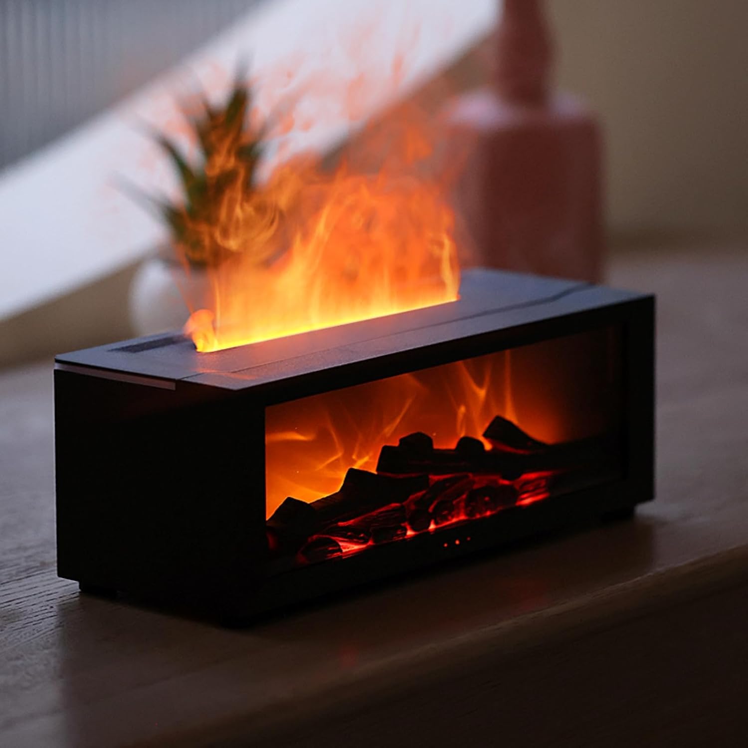 Diffuseur D'huiles Essentielles Flamme - Kinscoter - Noir - Neuf Sous Emballage