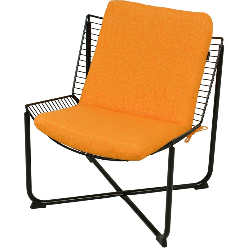 Poduszka na fotel metalowy AMPO Skalboda morski gładki 1 szt.