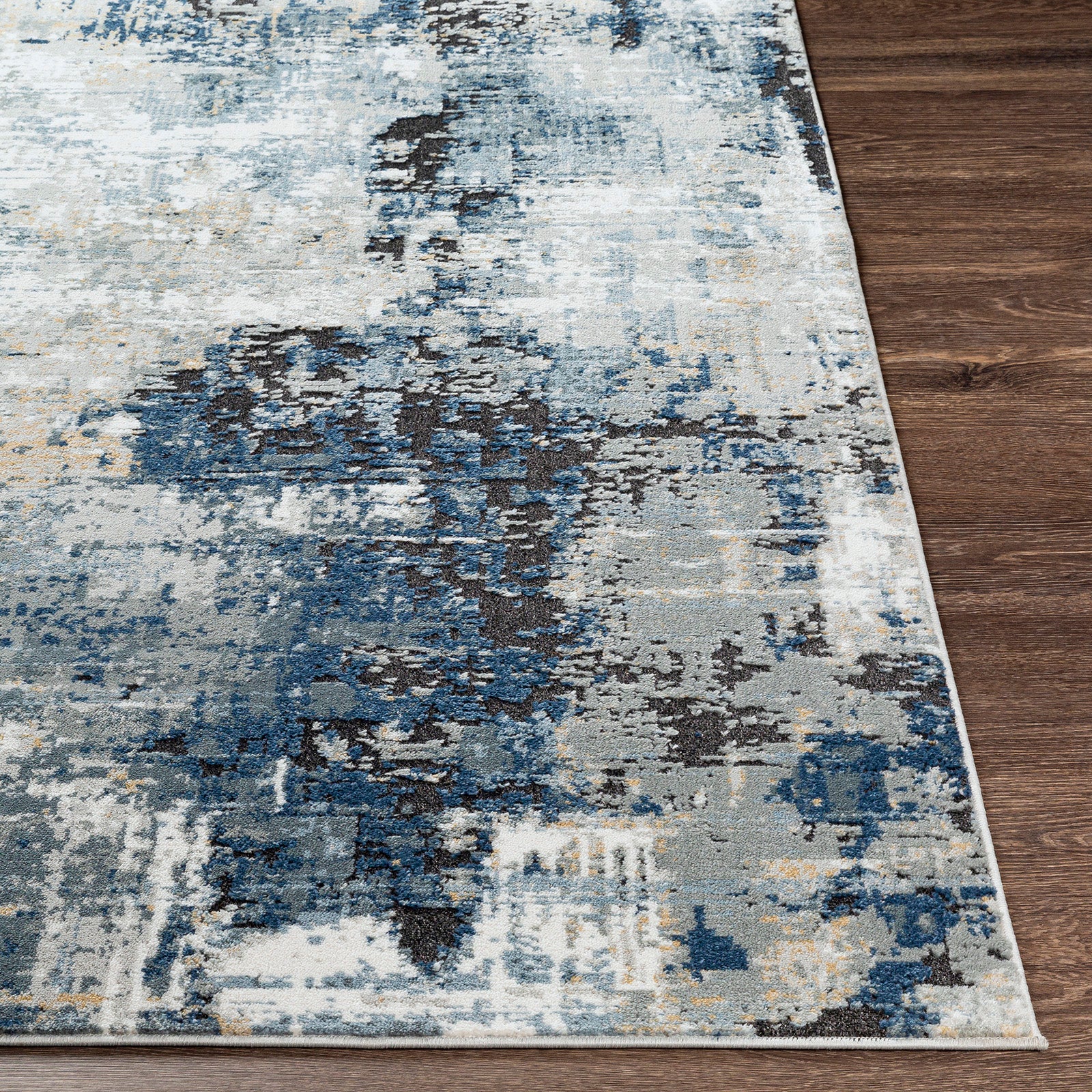 LIVABLISS Tapete Abstracto Moderno Azul/Cinza/Bege 200x275 cm Lena - 5