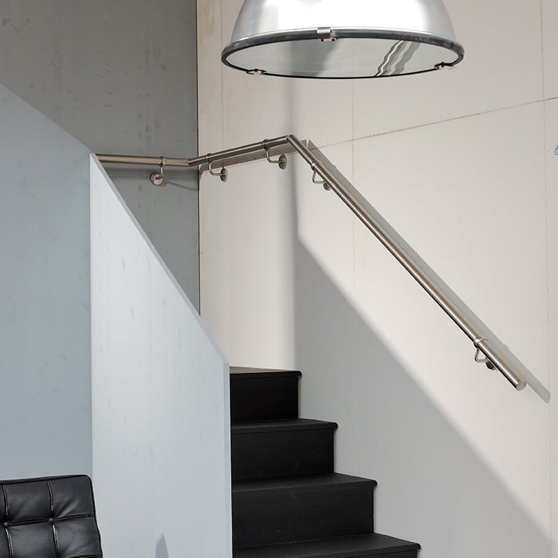 Platine Coudée Murale De Jonction Nickel - 2