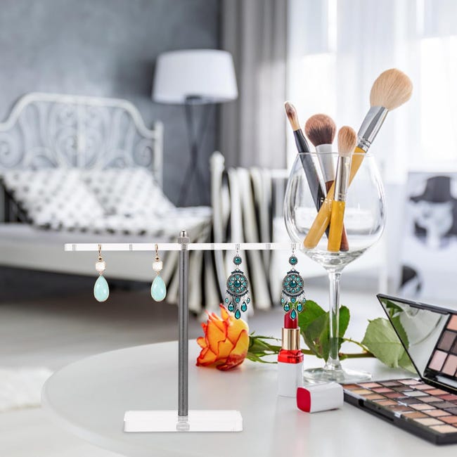 CAXUSD 4pezzi Porta Orecchini Espositore in Acrilico Forma Di t Organizer Per Gioielli e Orecchini Design Semplice e Resistente Adatto Per Toletta Camera Da Letto e Vetrina CAXUSD 4pezzi Porta Orecchini Espositore in Acrilico Forma Di t Organizer Per Gioielli e Orecchini Design Semplice e Resistente Adatto Per Toletta Camera Da Letto e Vetrina