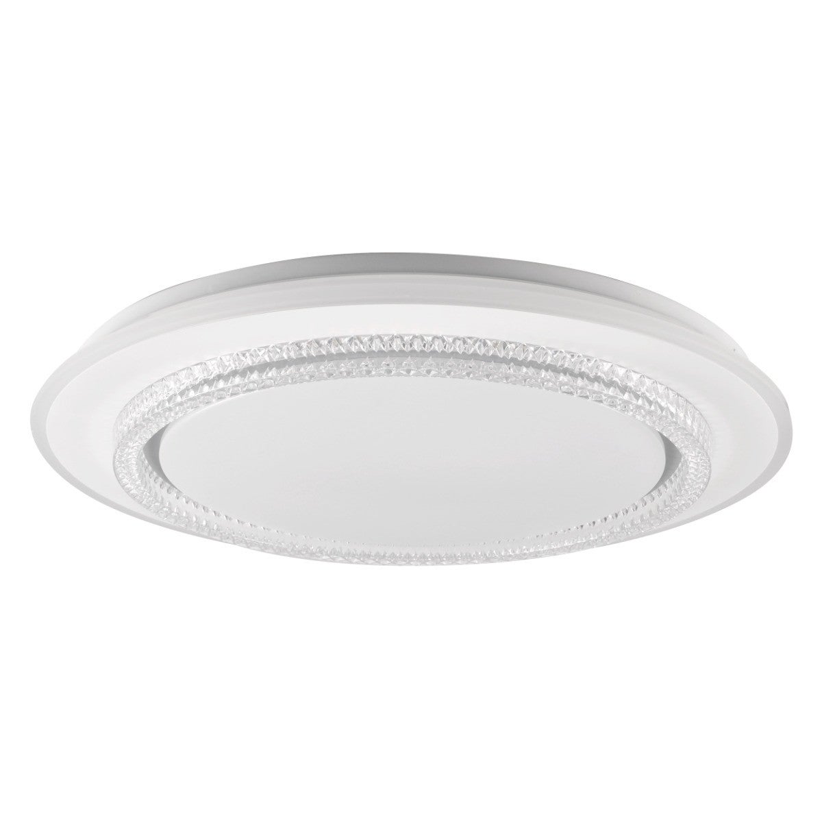 Plafon Adela okrągły biały LED 72W 3000K-6000K 8000lm z pilotem wym: 7 x 48 cm IP44 aluminium Polux