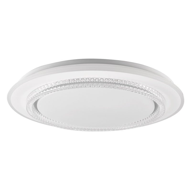 Plafon Adela okrągły biały LED 72W 3000K-6000K 8000lm z pilotem wym: 7 x 48 cm IP44 aluminium Polux