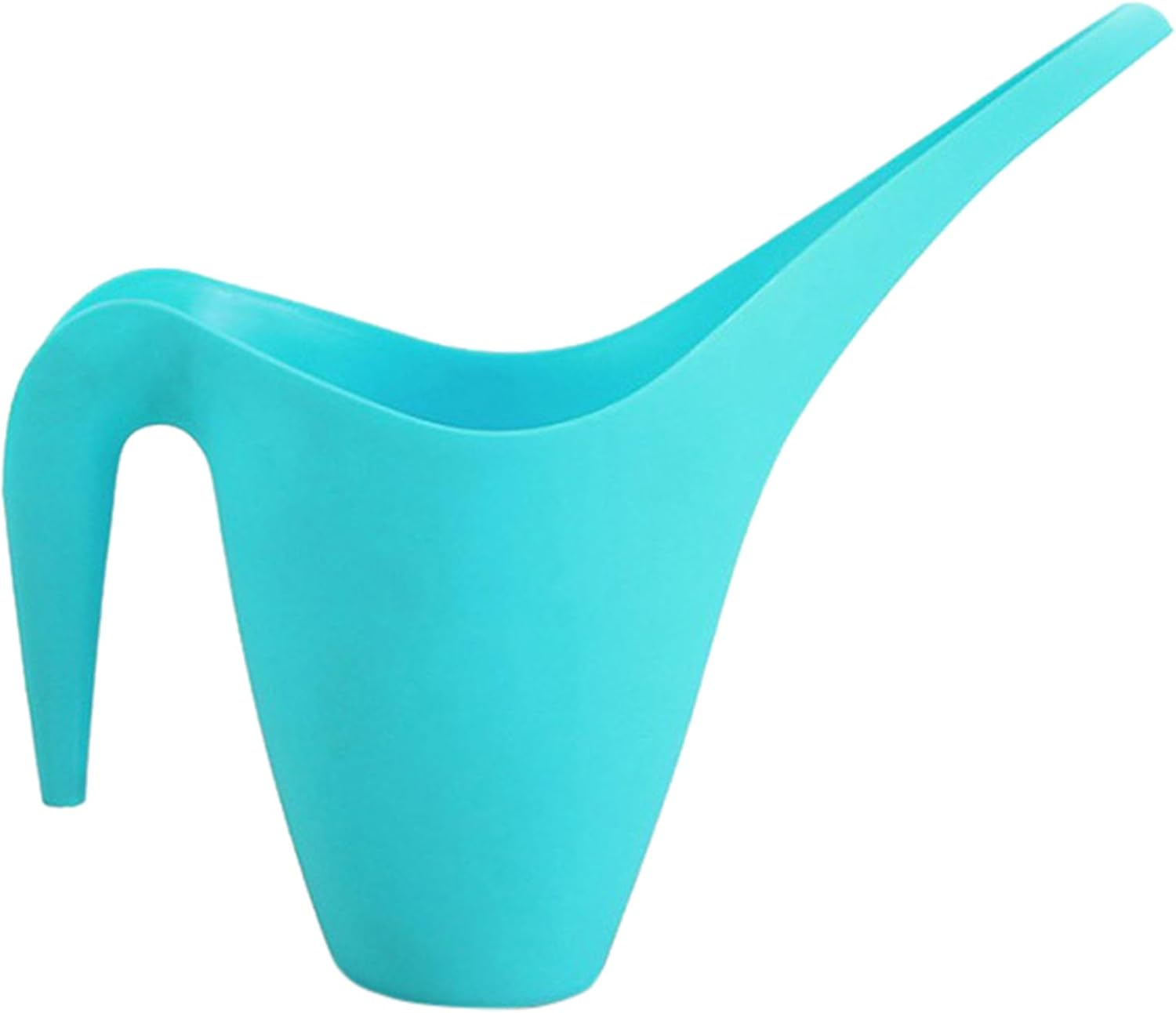 1L doniczka do podlewania roślin Lake Blue, 1 długi plastikowy czajnik do podlewania kwiatów i roślin, wytrzymały i lekki