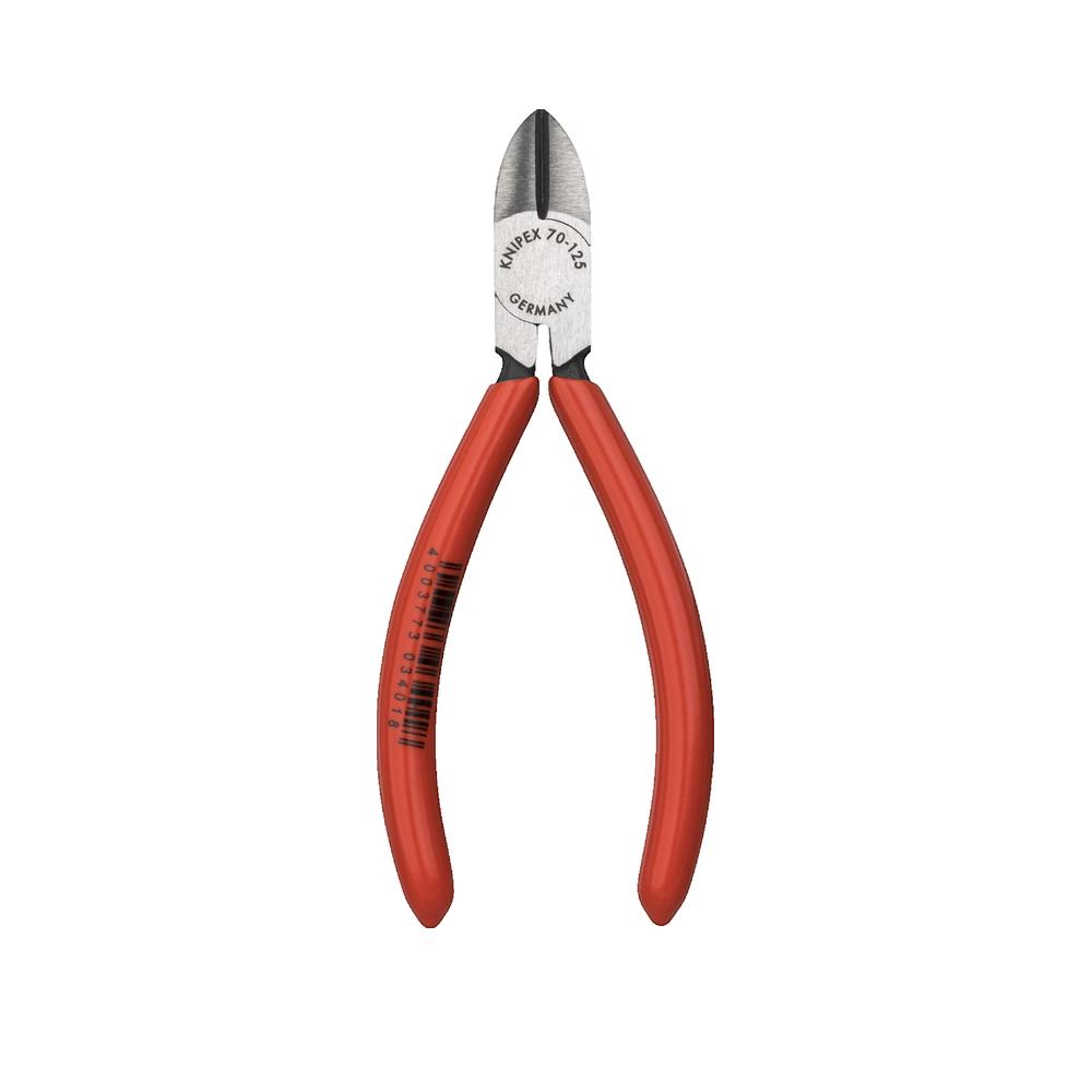 Obcęgi tnące Knipex czerwone z ergonomiczną rączką 125 mm