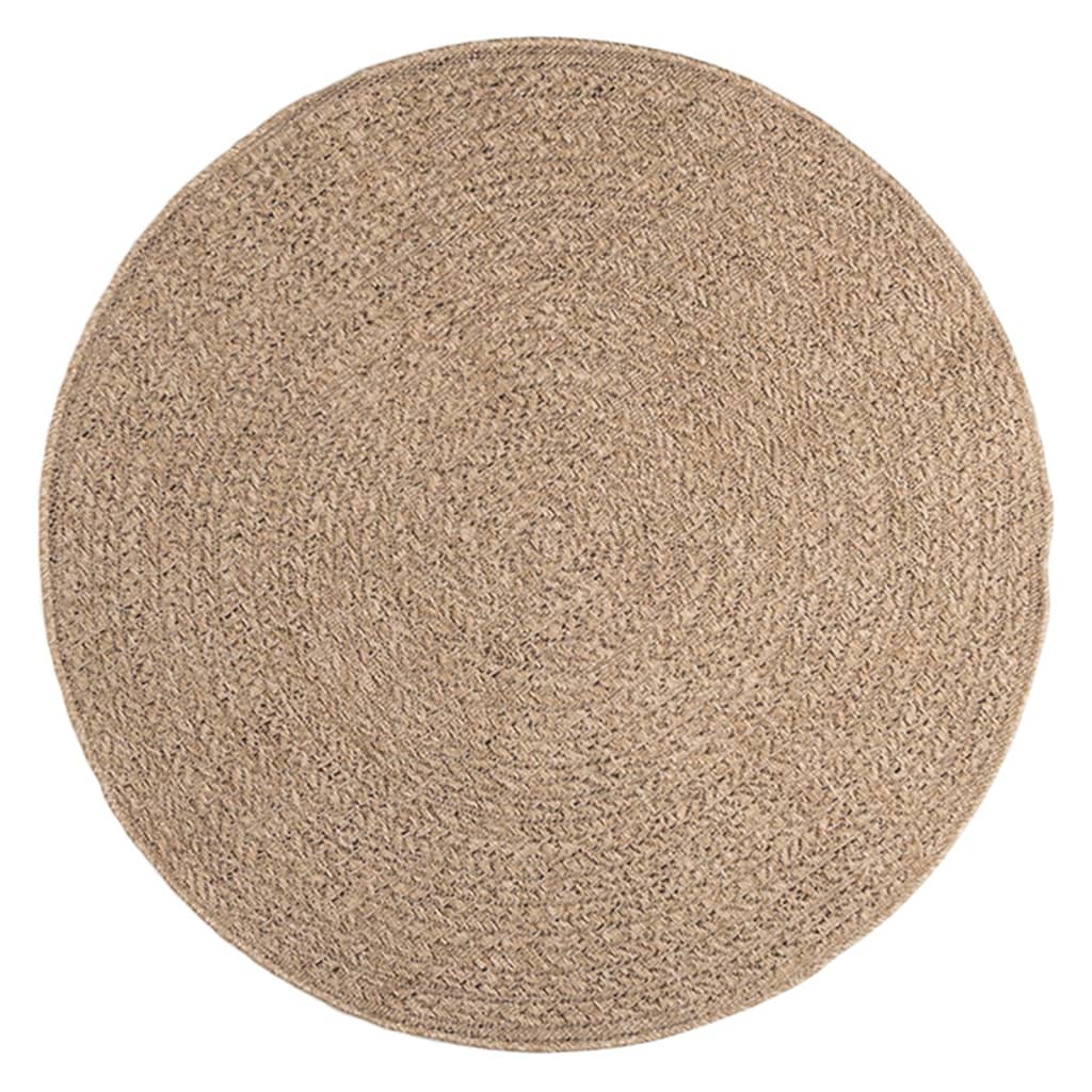 Tapis 120 cm aspect jute intérieur et extérieur vidaXL - 4